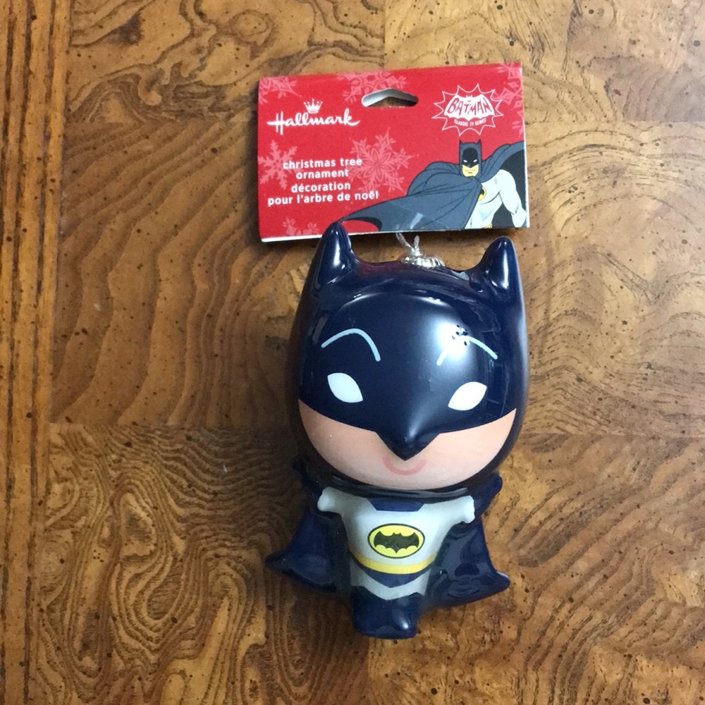 Hallmark DC Comics Batman Decoupage Christmas Tree Ornament 2017 NWT